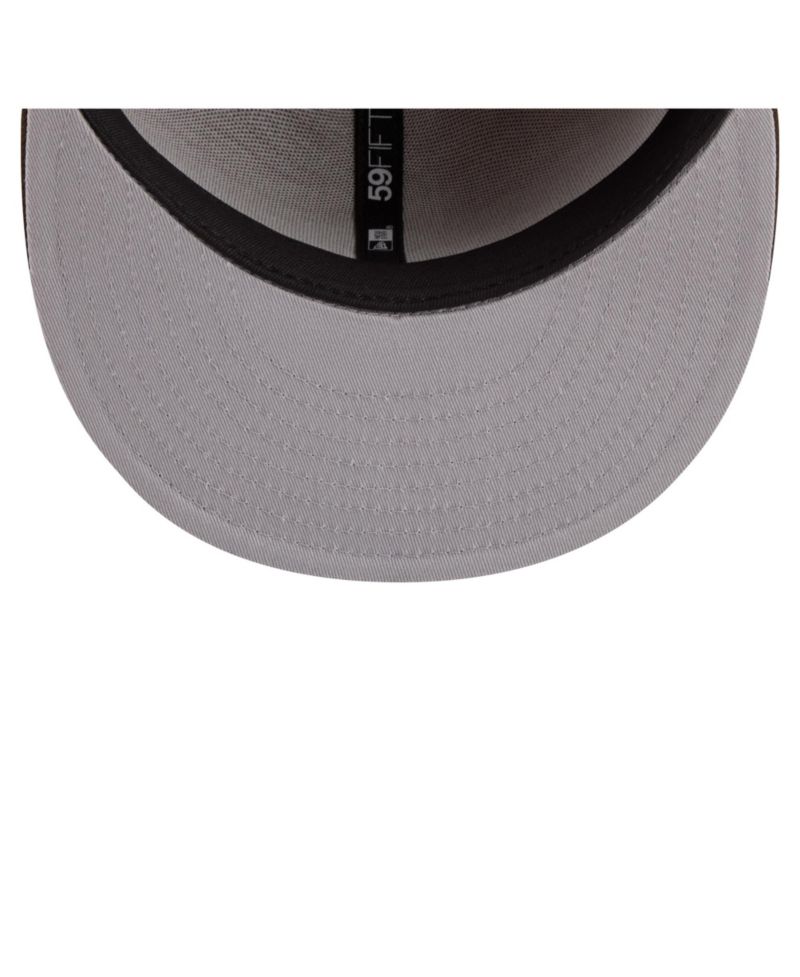 Men's Light Brown/Dark Brown Minnesota Vikings Two-Tone Walnut 59FIFTY Fitted Hat