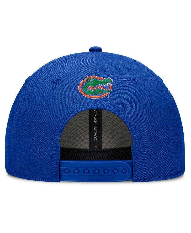 Men's Royal Florida Gators Slanted Primetime Rise Performance Adjustable Hat