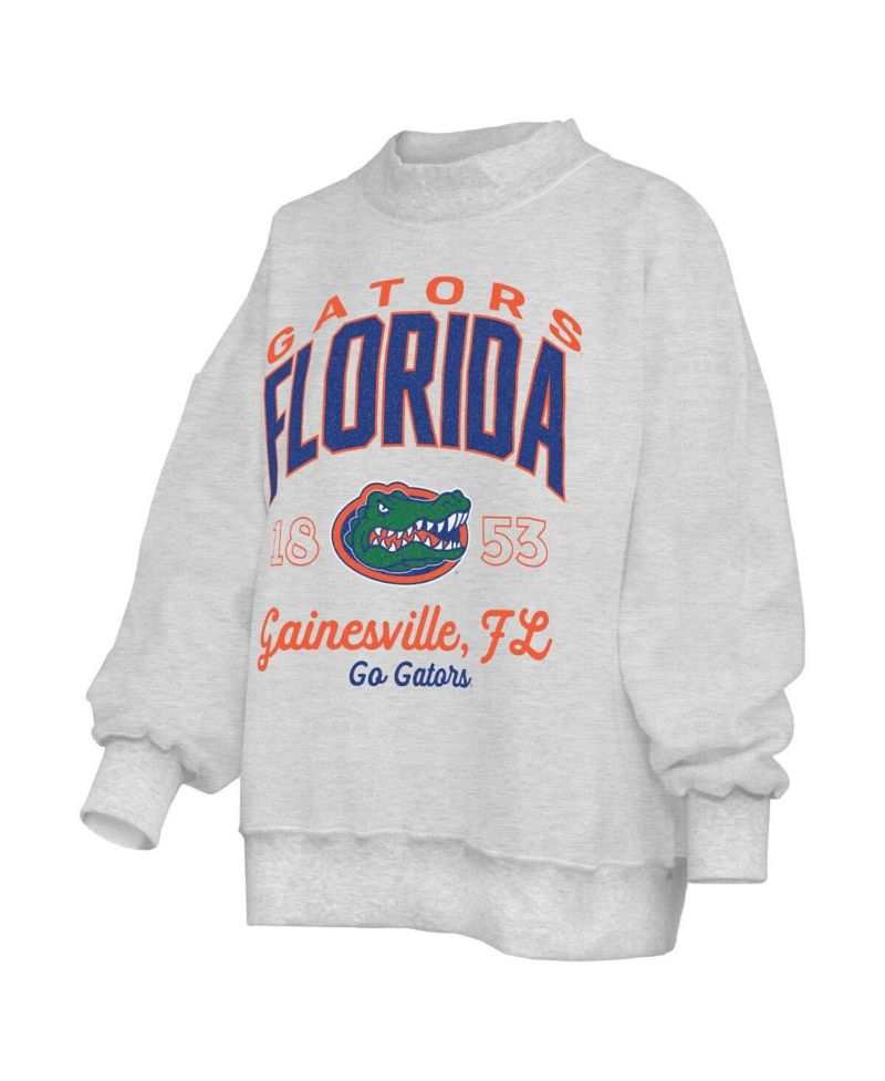 Women's Heather Gray Florida Gators Reversible Sweatshirt