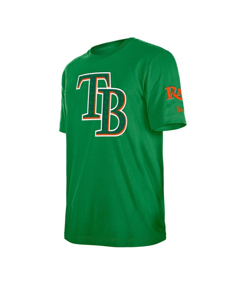 Men's Kelly Green Tampa Bay Rays St. Patrick's Day Shamrock Fill T-Shirt