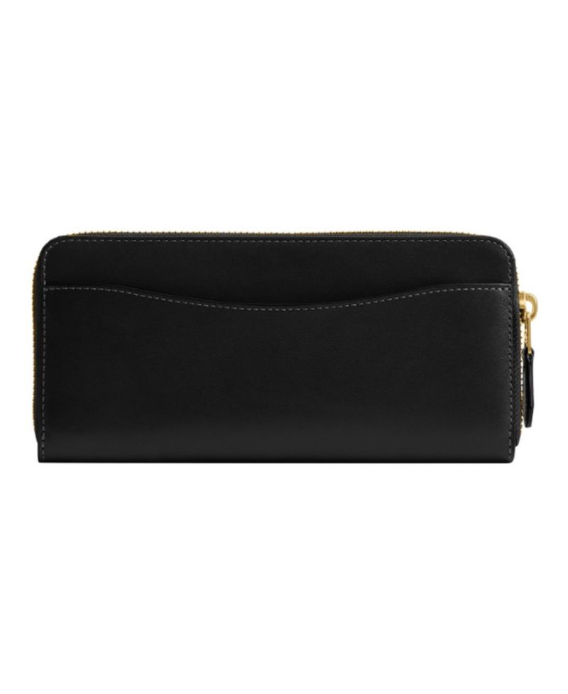 Essential New York Leather Slim Accordion Zip Wallet