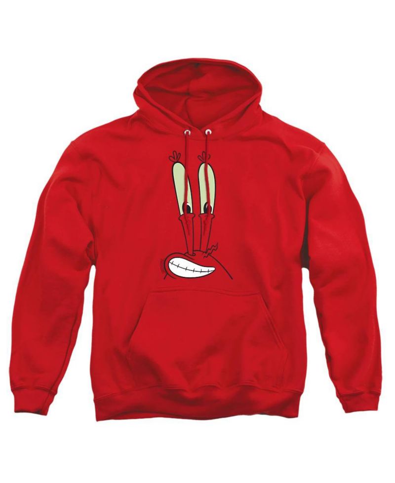 Big & Tall Mr. Krabs Smile Face Pull-Over Hoodie