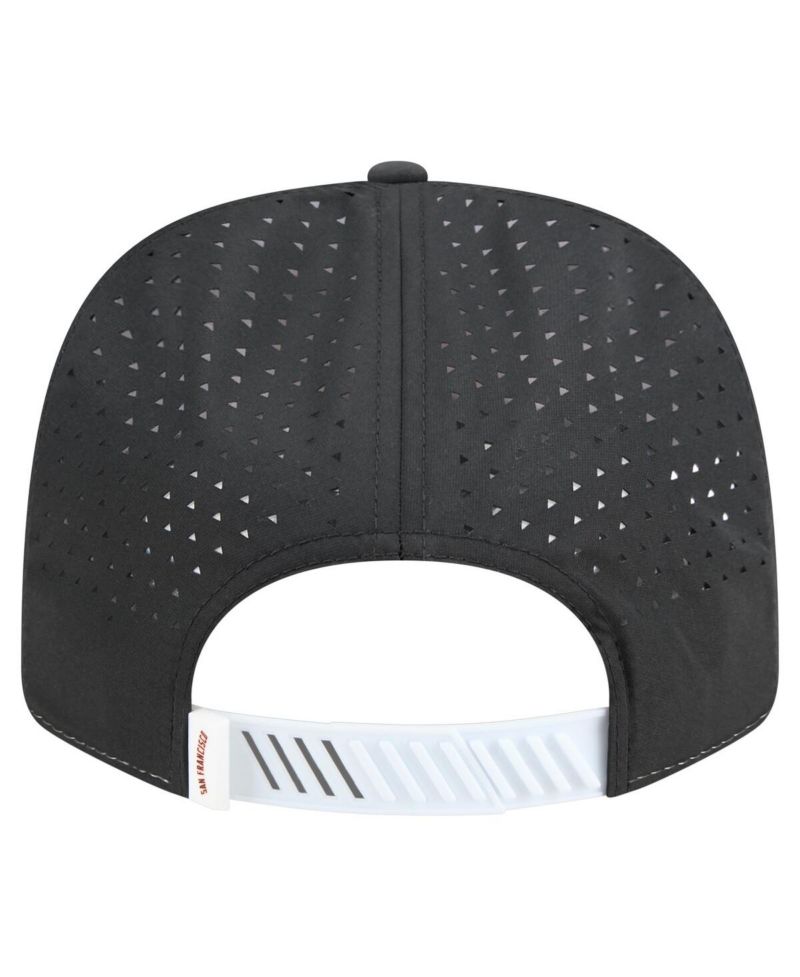 Men's White/Black San Francisco Giants Established Patch 9SEVENTY Adjustable Hat