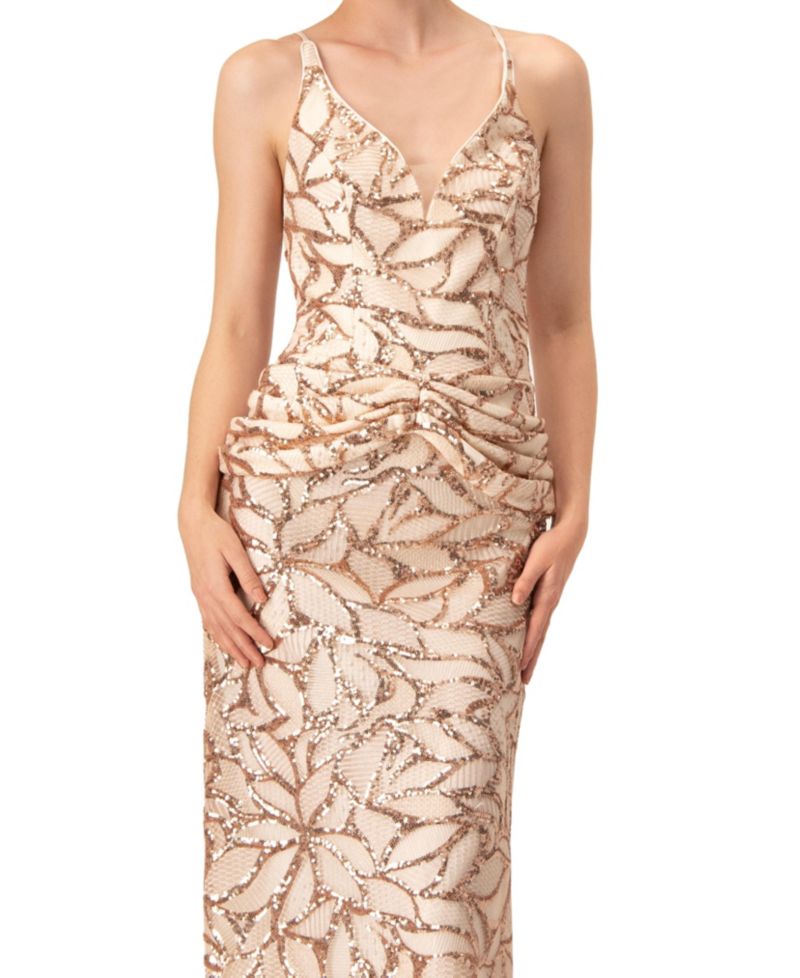 Women's Asymmetric Hem Evening Dress