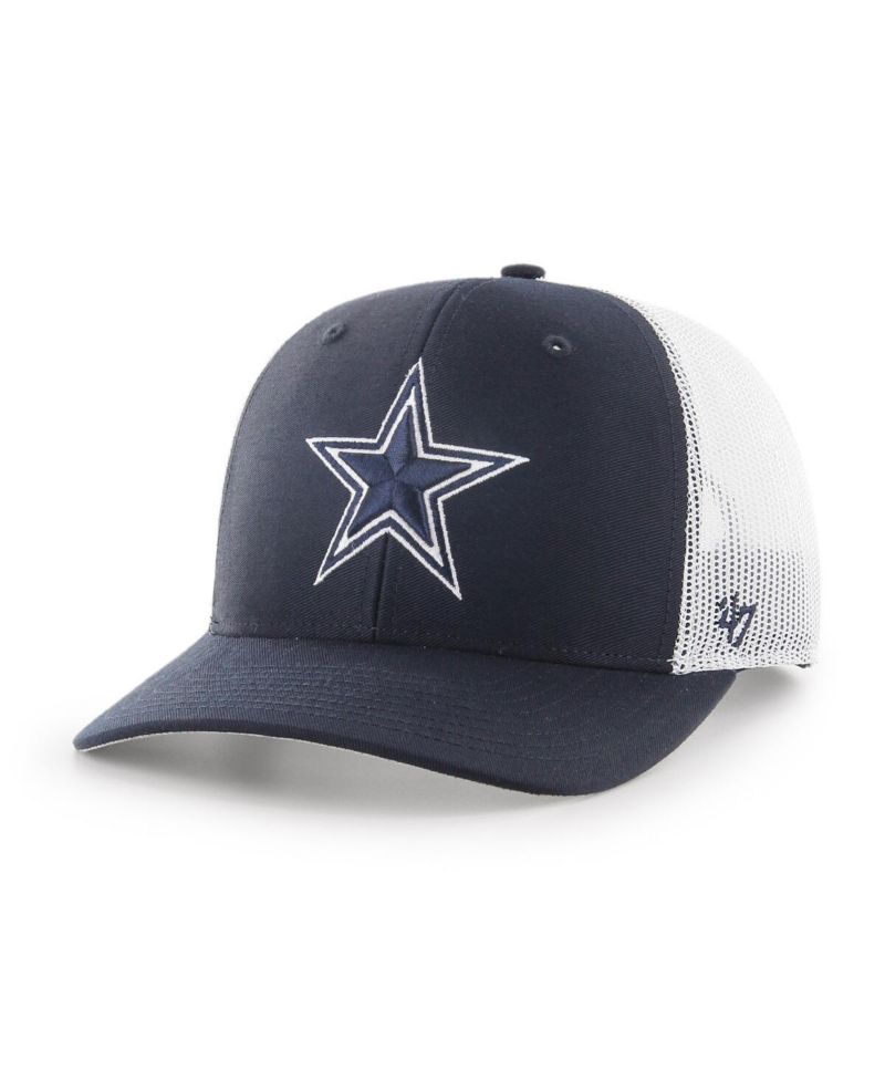 Men's Navy Dallas Cowboys Team Adjustable Trucker Hat