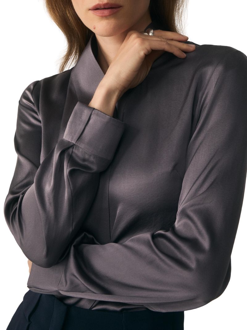 Women's Bowery Stretch Silk Blouse