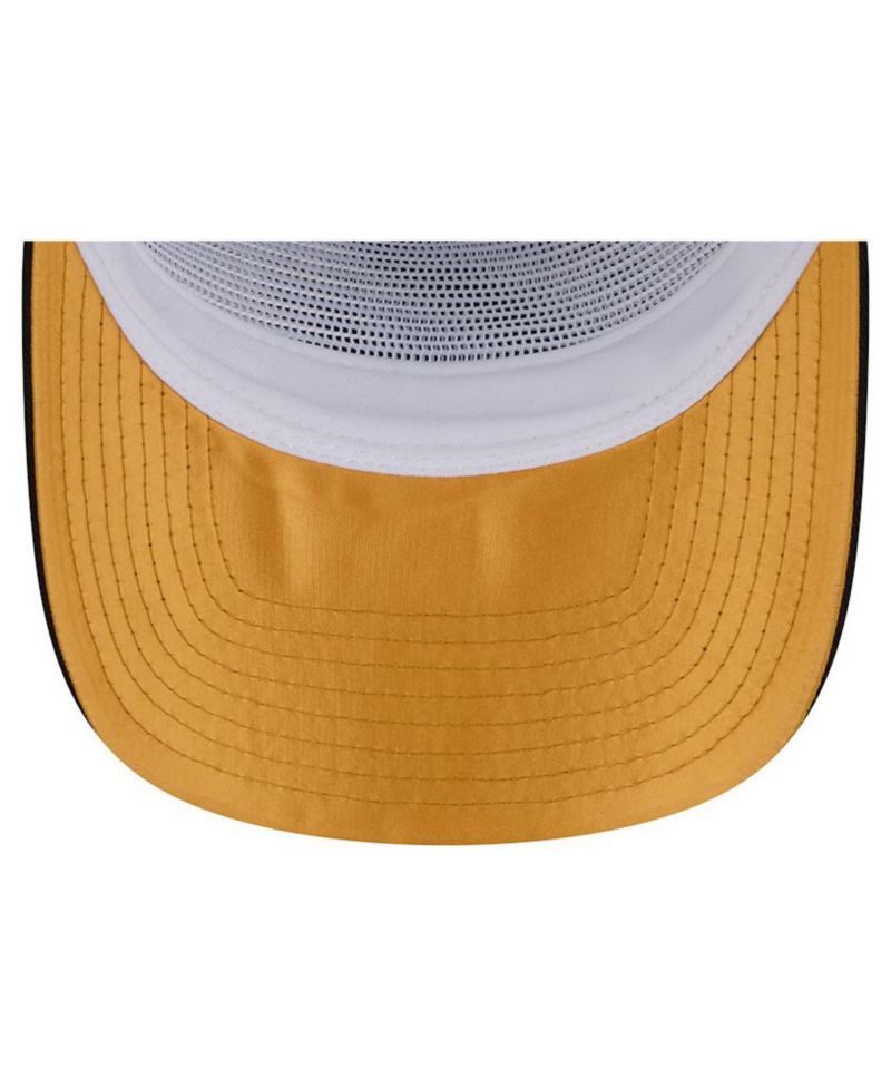 Men's Black/White Pittsburgh Steelers Patch 19TWENTY Adjustable Hat