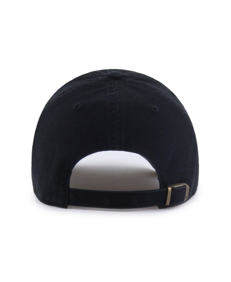 Men's '47 Black Buffalo Bills Tonal Clean Up Adjustable Hat