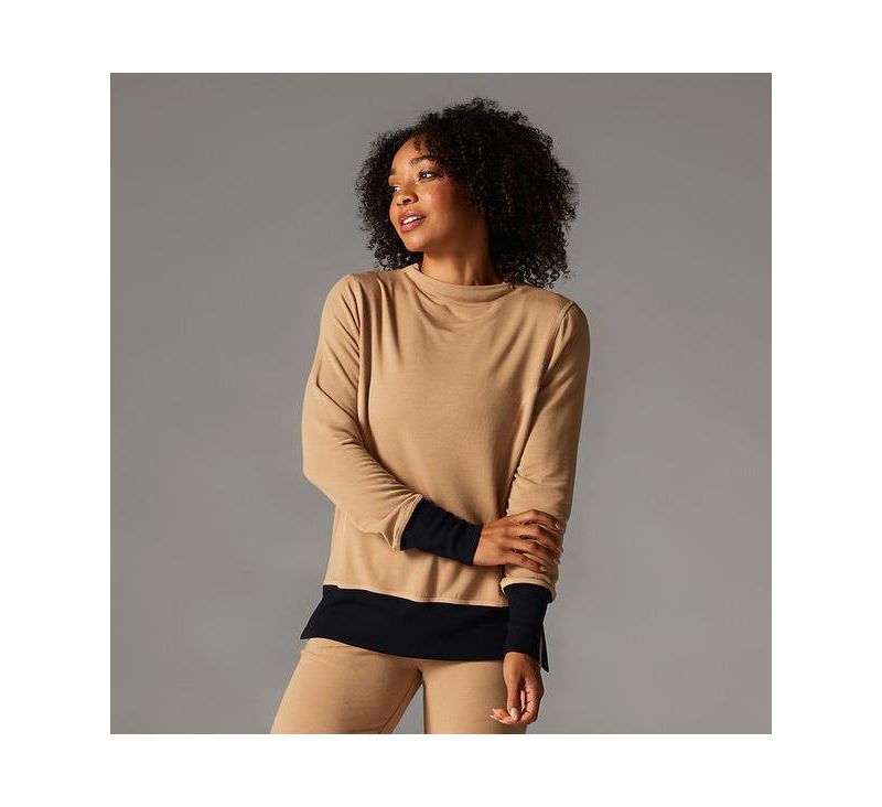 Women's Cozy Funnel Neck Sweatshirt