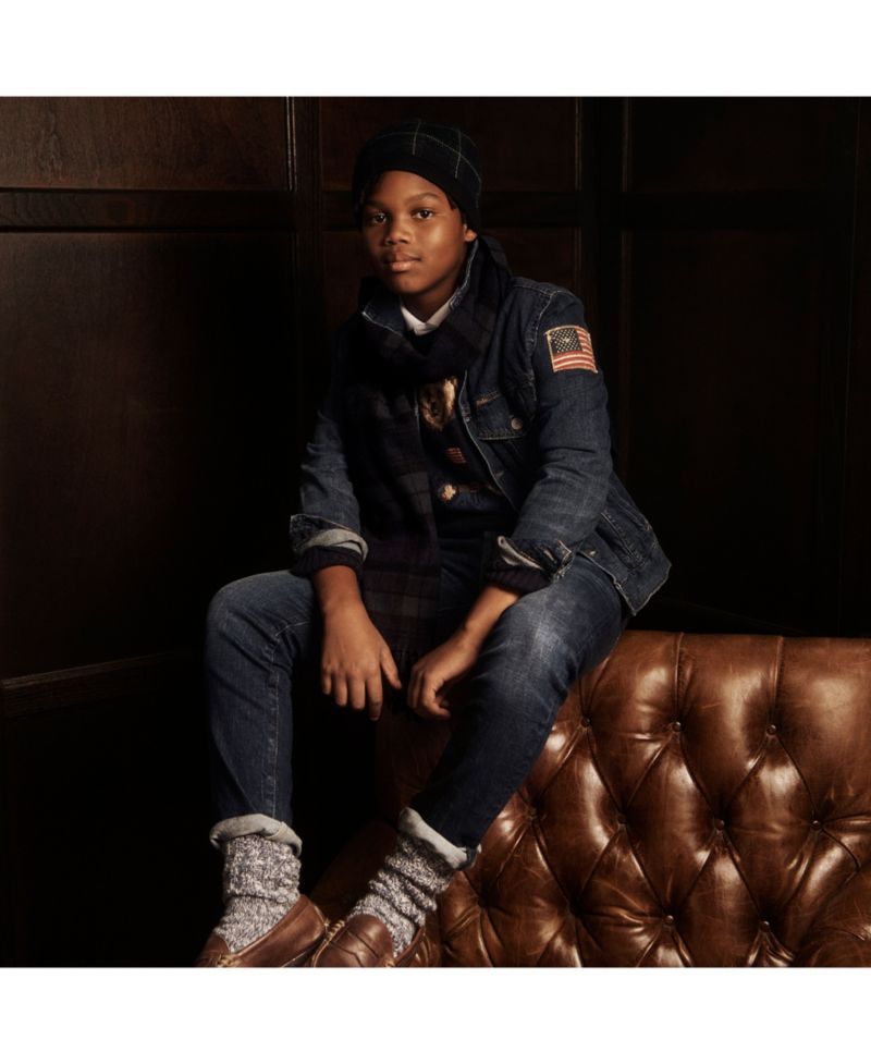 Toddler, Little and Big Boys Cotton Denim Trucker Jacket