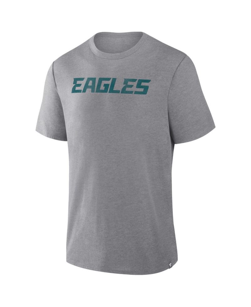 Men's Heather Gray Philadelphia Eagles Tri-Blend T-Shirt