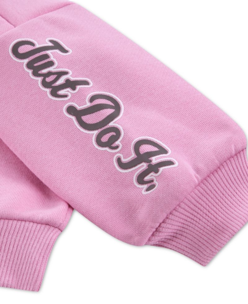 Baby Girls' Juxta-Girl Graphics Hoodie and Wide-Leg Pants, 2-Piece Set