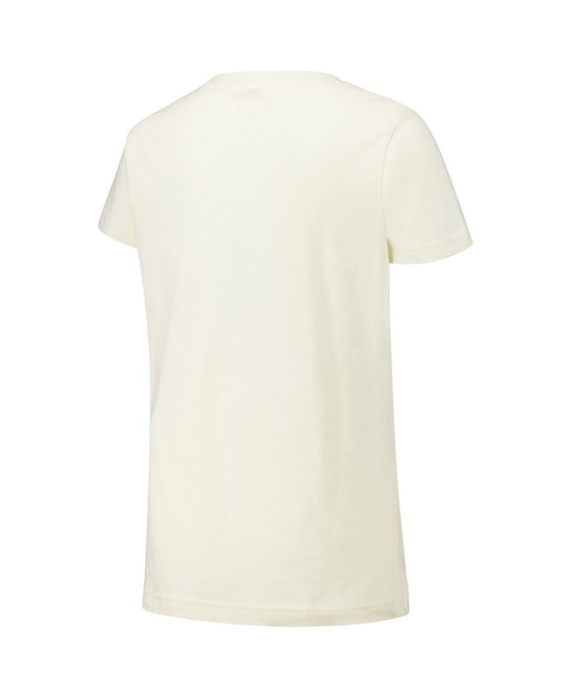 Women's Cream Houston Astros Vintage-like T-Shirt