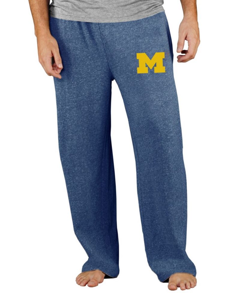 Men's Navy Michigan Wolverines Mainstream Terry Pants