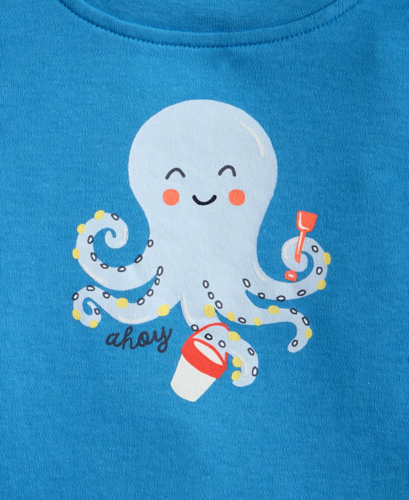 Baby Boys' 3M-24M Mix & Match Octopus T-Shirt