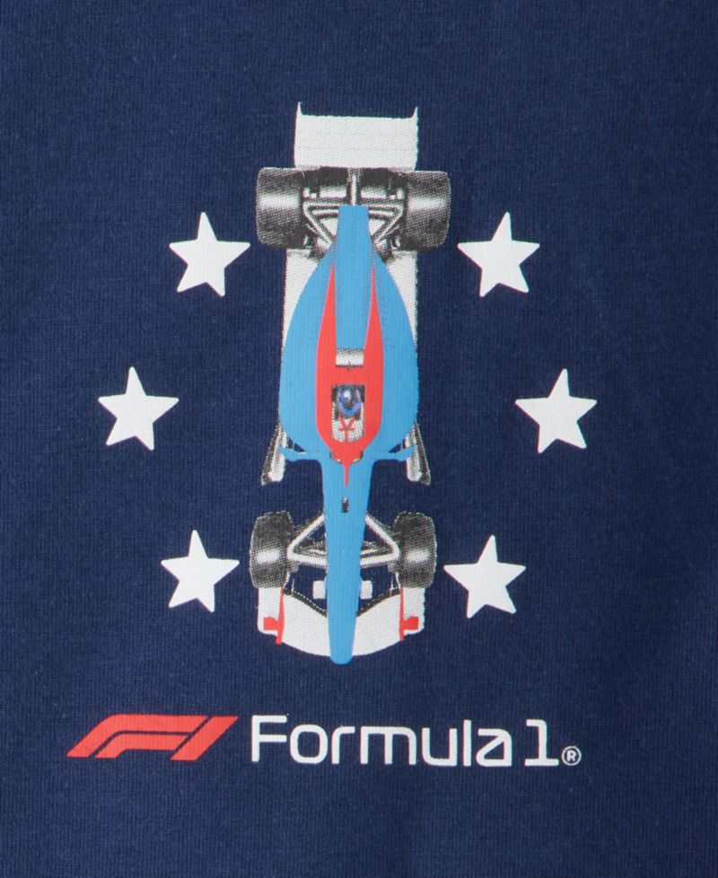Boys' XS-XL Formula 1 Racecar Short-Sleeve T-Shirt