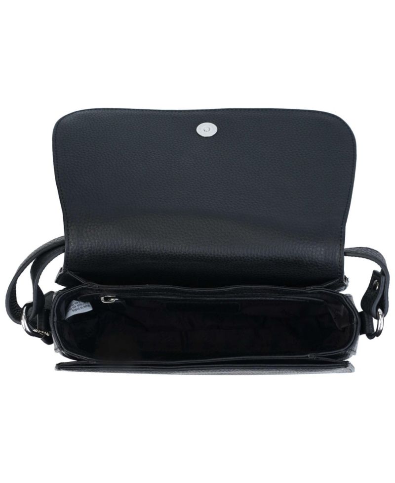 Pebbled Isabella Leather Crossbody Handbag