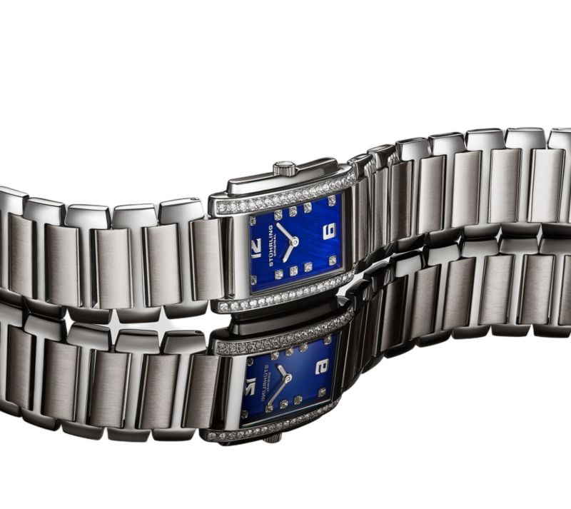 Women s 4089.2 Serafine Rectangular Quartz Watch, Mother-of-Pearl Dial & Swarovski Crystal Bezel