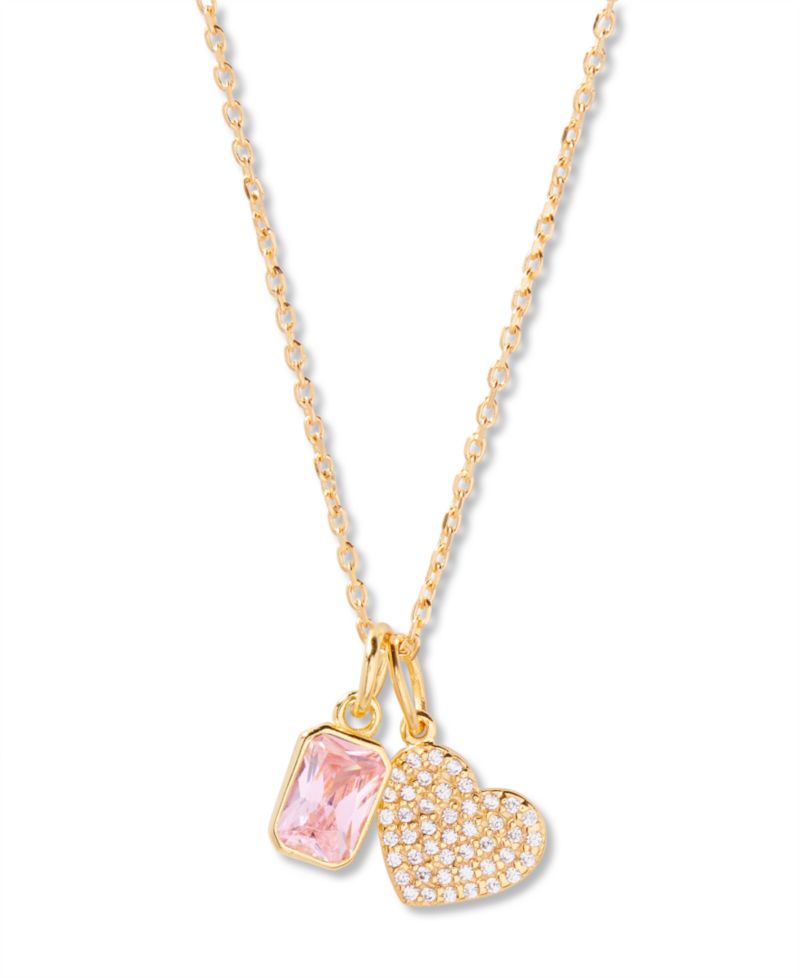 Adeline Heart Birthstone Necklace