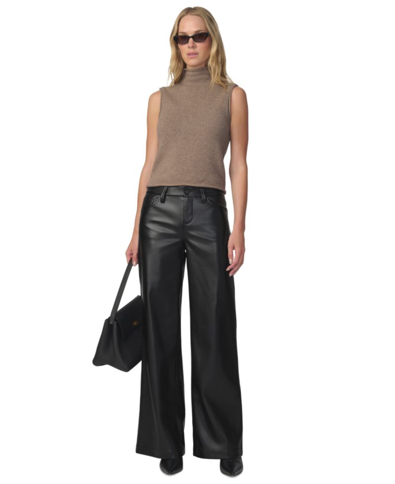Women's Lou Lou Faux Leather Wide-Leg Pants