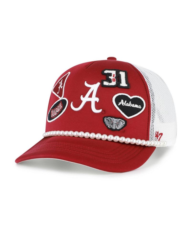 Men's Crimson/White Alabama Crimson Tide Rally On Hitch Adjustable Hat