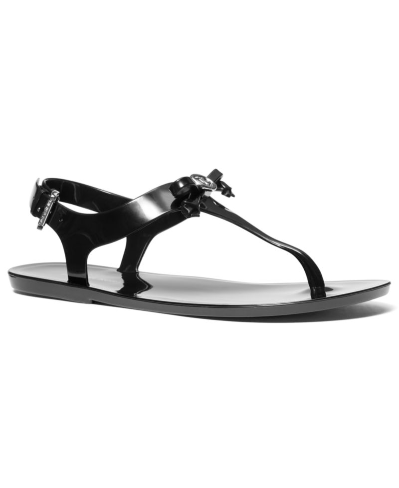 Women's Eva Buckle Thong Jelly Flat Sandals