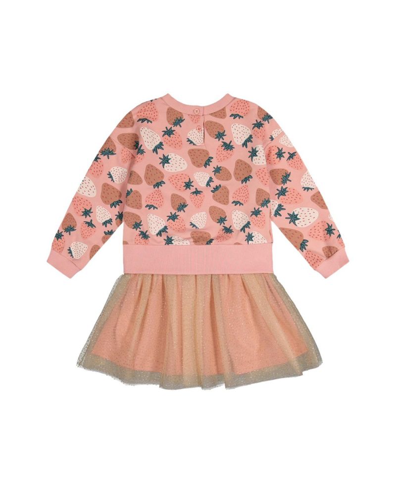Big Girls (6-12) Bi-Material Dress