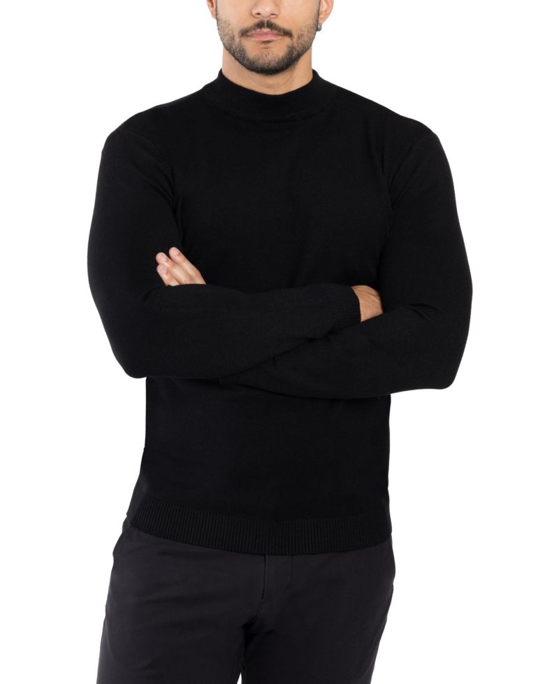 Big & Tall Mock Neck Sweater