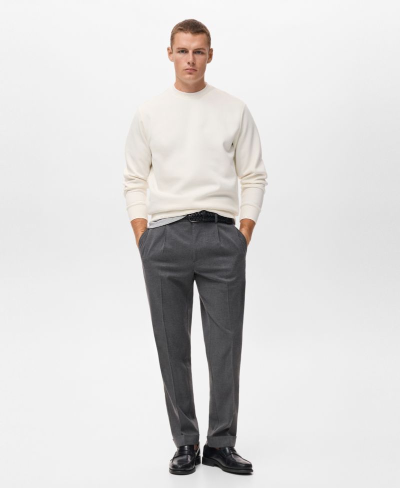 Men's Regular-Fit Cotton Sweatshirt