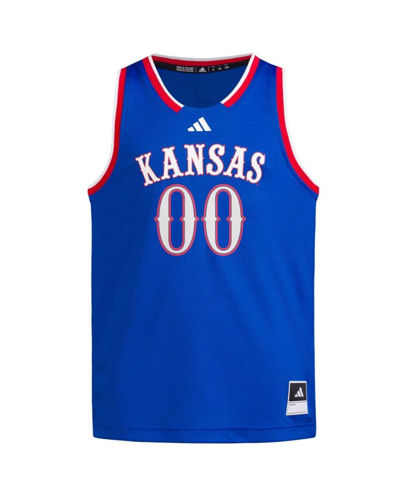 Big Boys and Girls 00 Royal Kansas Jayhawks Swingman Jersey