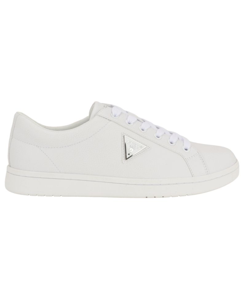 Men's Lacket Faux Leather Round-Toe Sneakers