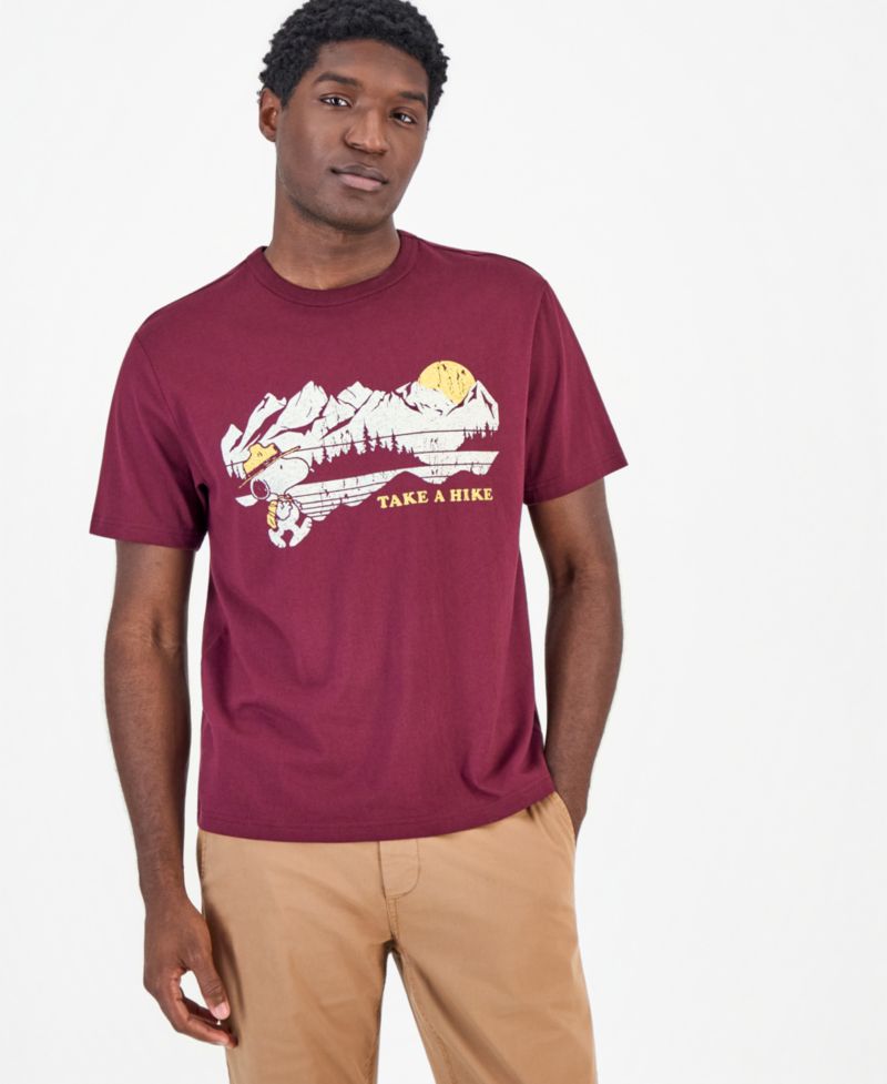 Men's Snoopy Take A Hike Graphic T-Shirt