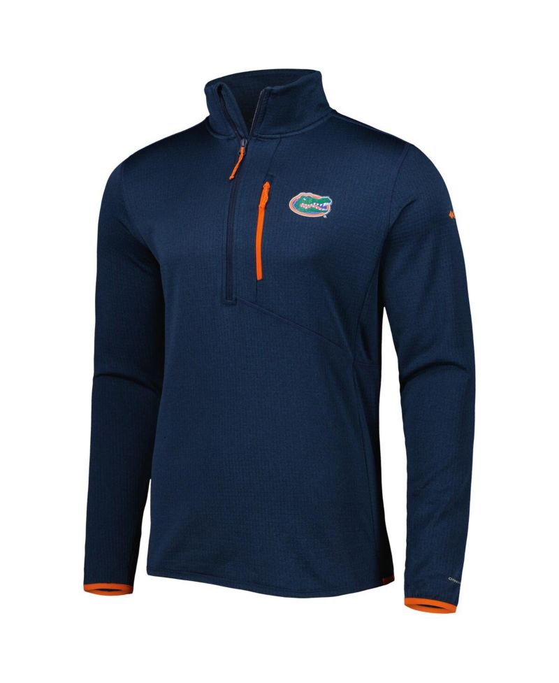 Men's Navy Florida Gators Park View Omni-Wick Half-Zip Top