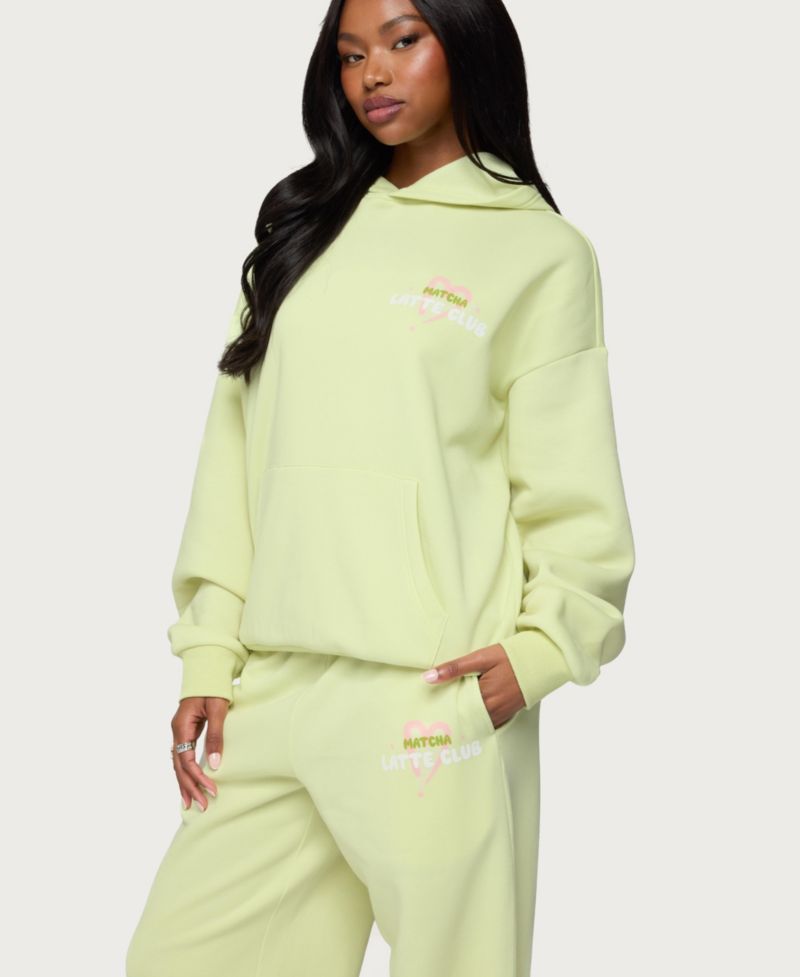 Women's Matcha Lover Oversized Hoodie