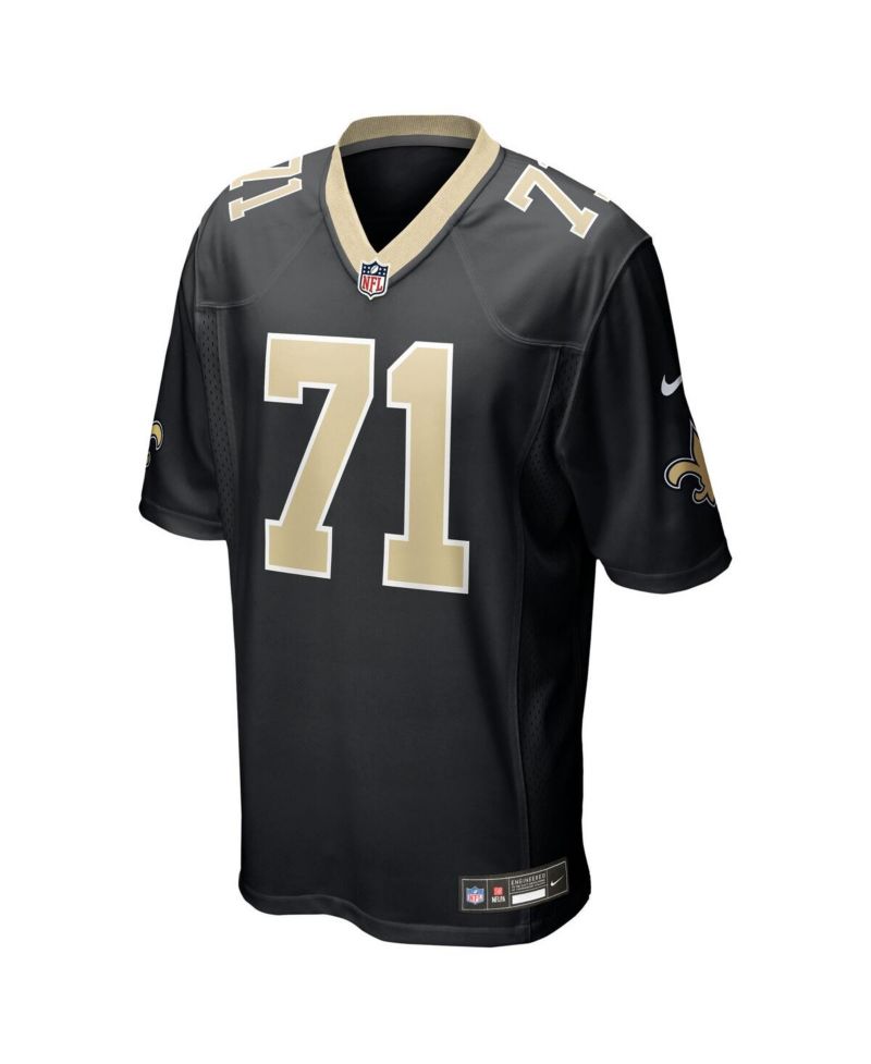 Men's Kelvin Banks Jr. Black New Orleans Saints 2025 NFL Draft First Round Pick Game Jersey