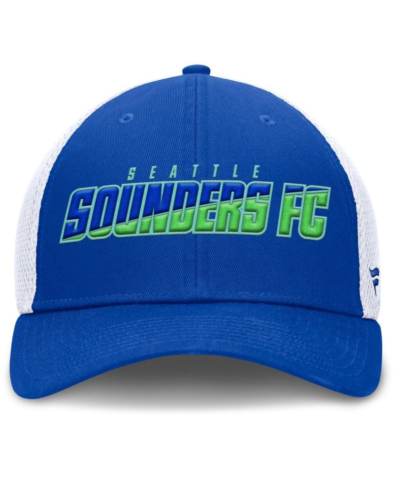 Men's Blue Seattle Sounders FC Rocket Flex Hat