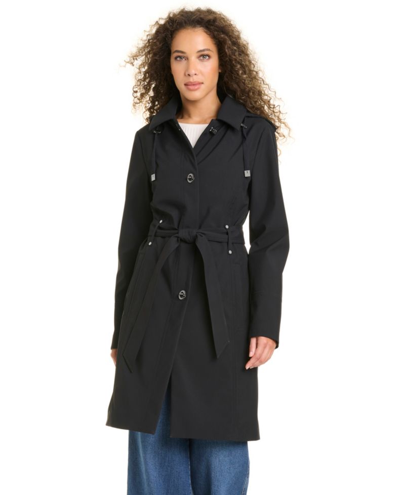 Women's Belted Softshell Coat