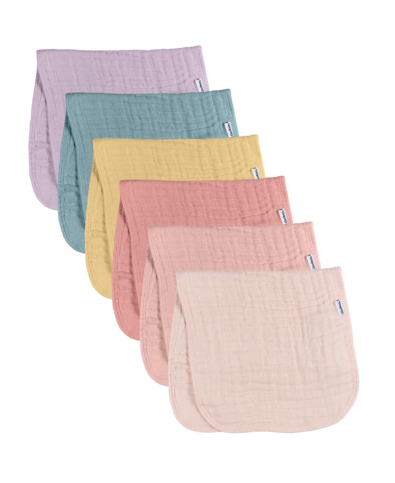 Муслиновые салфетки для отрыжки Baby Neutral Multi Browns - 6 упаковок