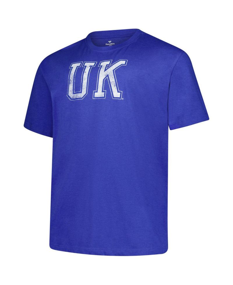 Men's Royal Kentucky Wildcats Big & Tall Distressed Logo T-Shirt