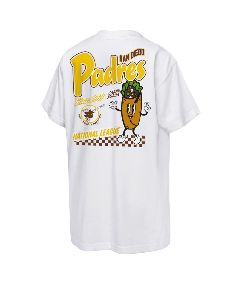 Big Boys and Girls White San Diego Padres Cooperstown Concession T-Shirt