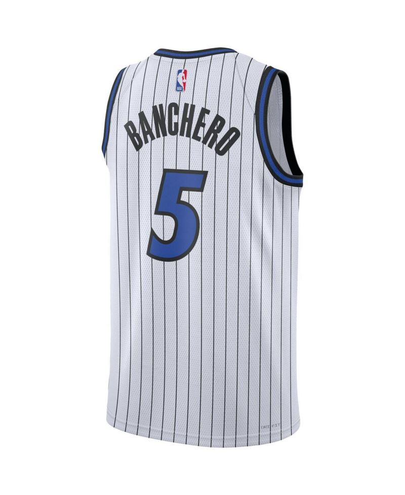 Men's and Women's Paolo Banchero White Orlando Magic Swingman Player Association Edition Jersey
