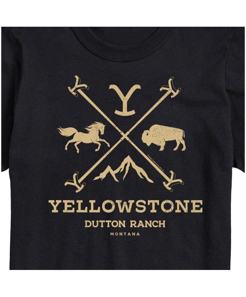 Hybrid Apparel Yellowstone Mens Short Sleeve Tee