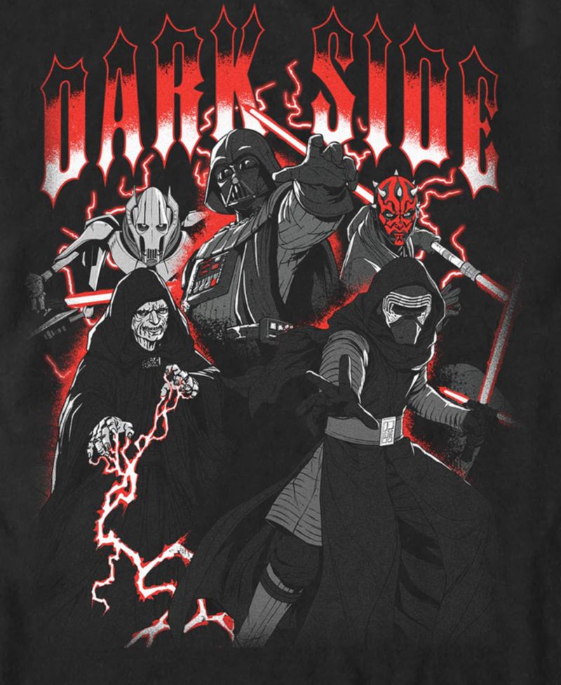 Men's Star Wars Dark Side Big Villains 2 T-Shirt