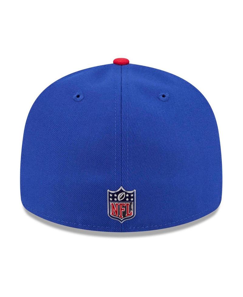 Men's Royal/Red Buffalo Bills 2026 NFL Draft Pre-Curved 59FIFTY Fitted Hat