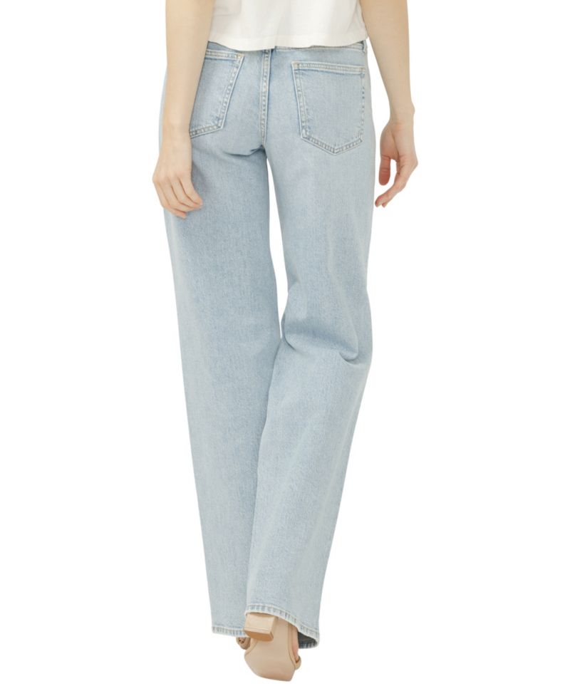 Women's Loose & Low-Rise Straight-Leg Jeans