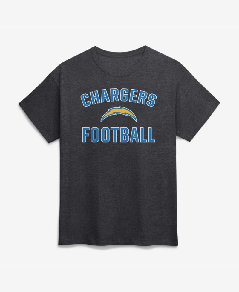 Men's Los Angeles Chargers Arch Victory Graphic Crewneck T-Shirt
