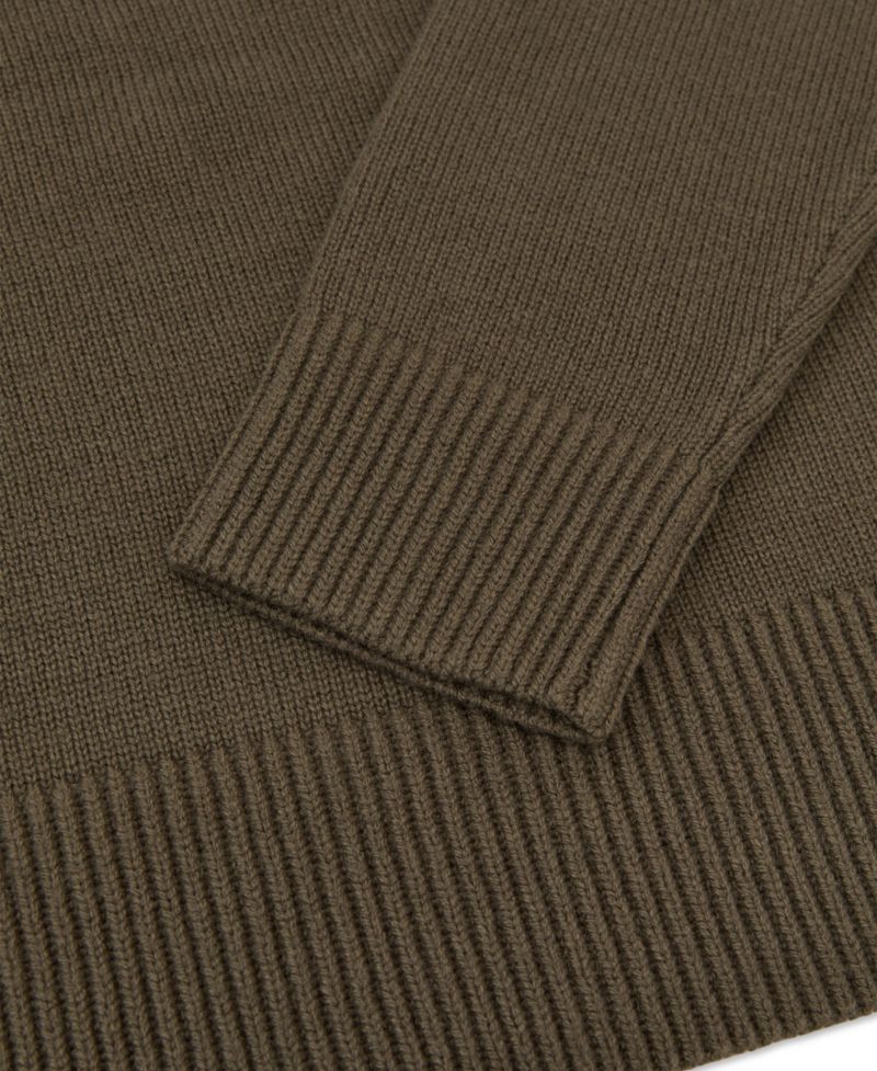 Women's Mari Wool-Cashmere Blend Long-Sleeve V-Neck Sweater