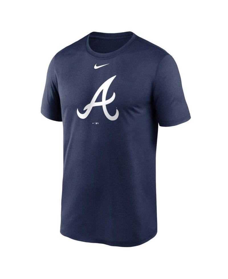 Men's Navy Atlanta Braves New Legend Logo T-shirt