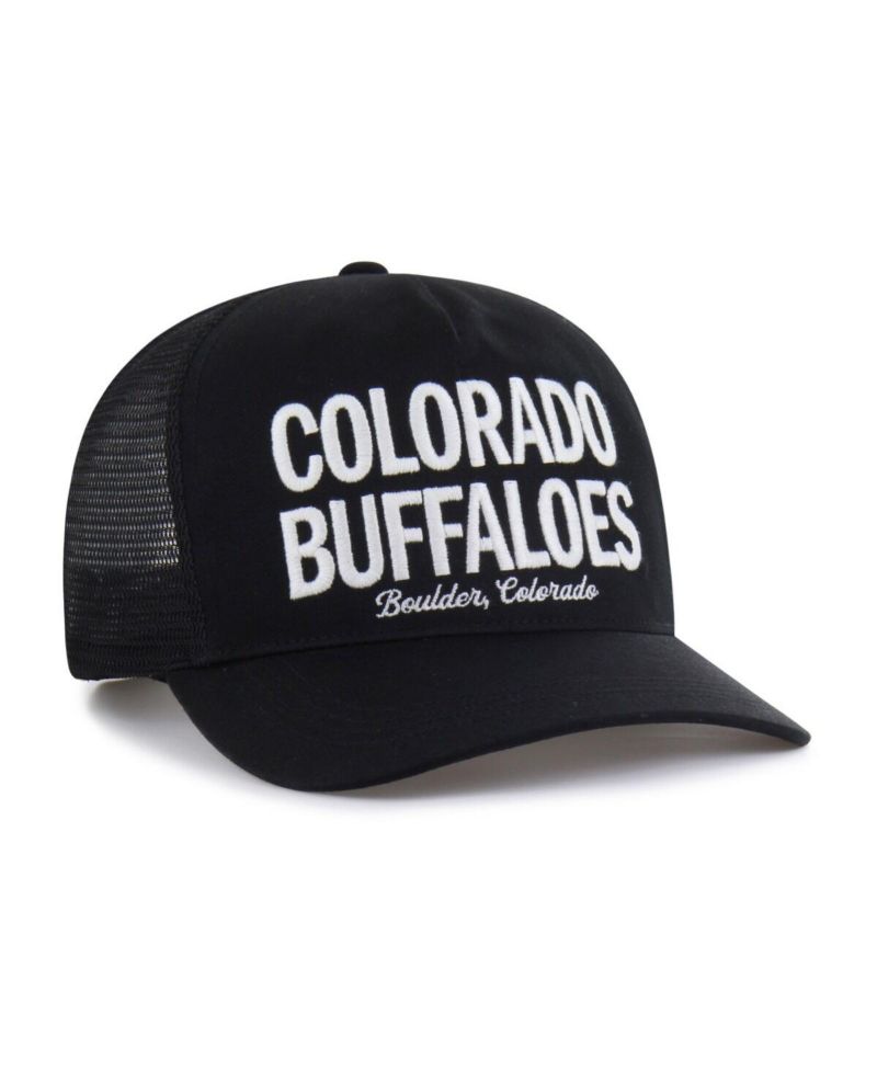 Men's Black Colorado Buffaloes Contemporary Hitch Trucker Adjustable Hat