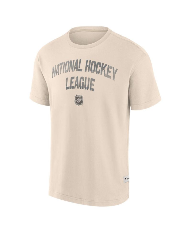 Men's Cream NHL Elements Weathered Tonal Future Ground T-Shirt